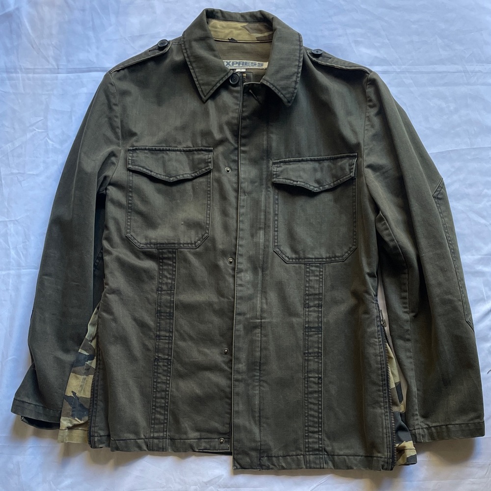Express M Men's Olive Green Jacket